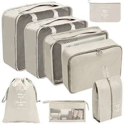 Packing Cubes for Clothes, Shoes and Accessories, 8-11 Pieces
