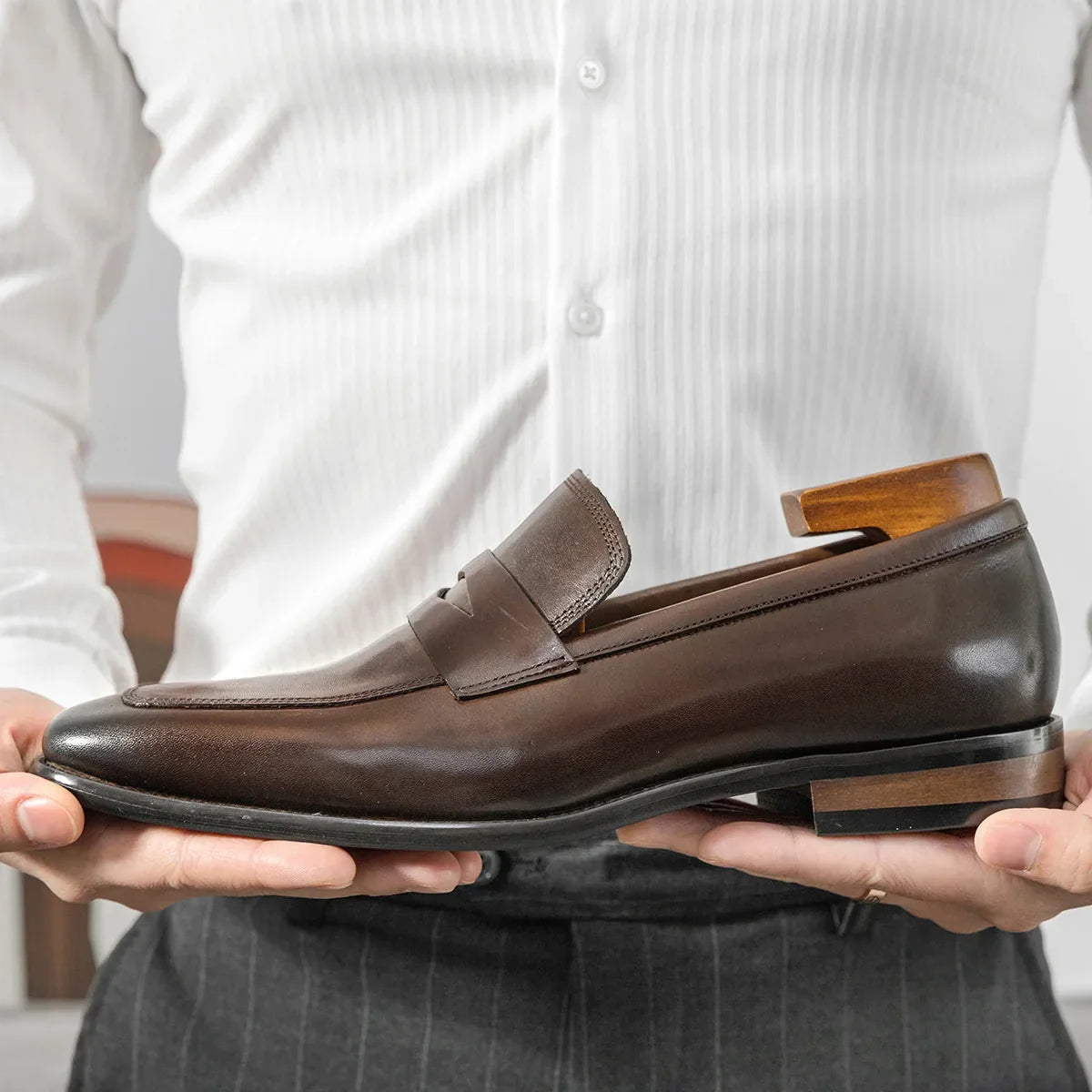 Elegant Gentleman Oxford Shoes - MONLANE