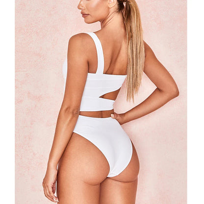 One-Piece off Shoulder Swimsuit