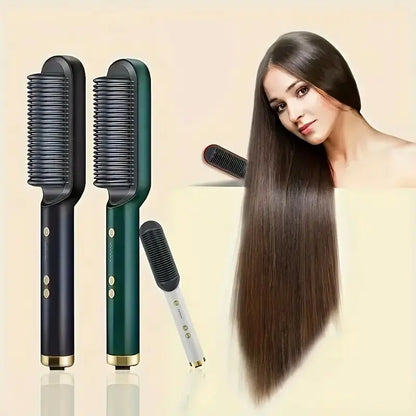 2-in-1 electric hair straightener