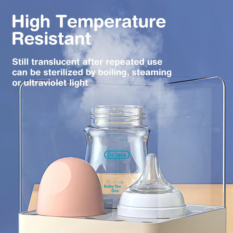 Wide-caliber Nursing Glass Bottles for new borns