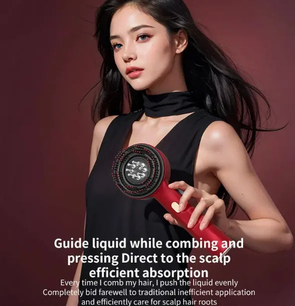 Electric Scalp Massager with Red Light