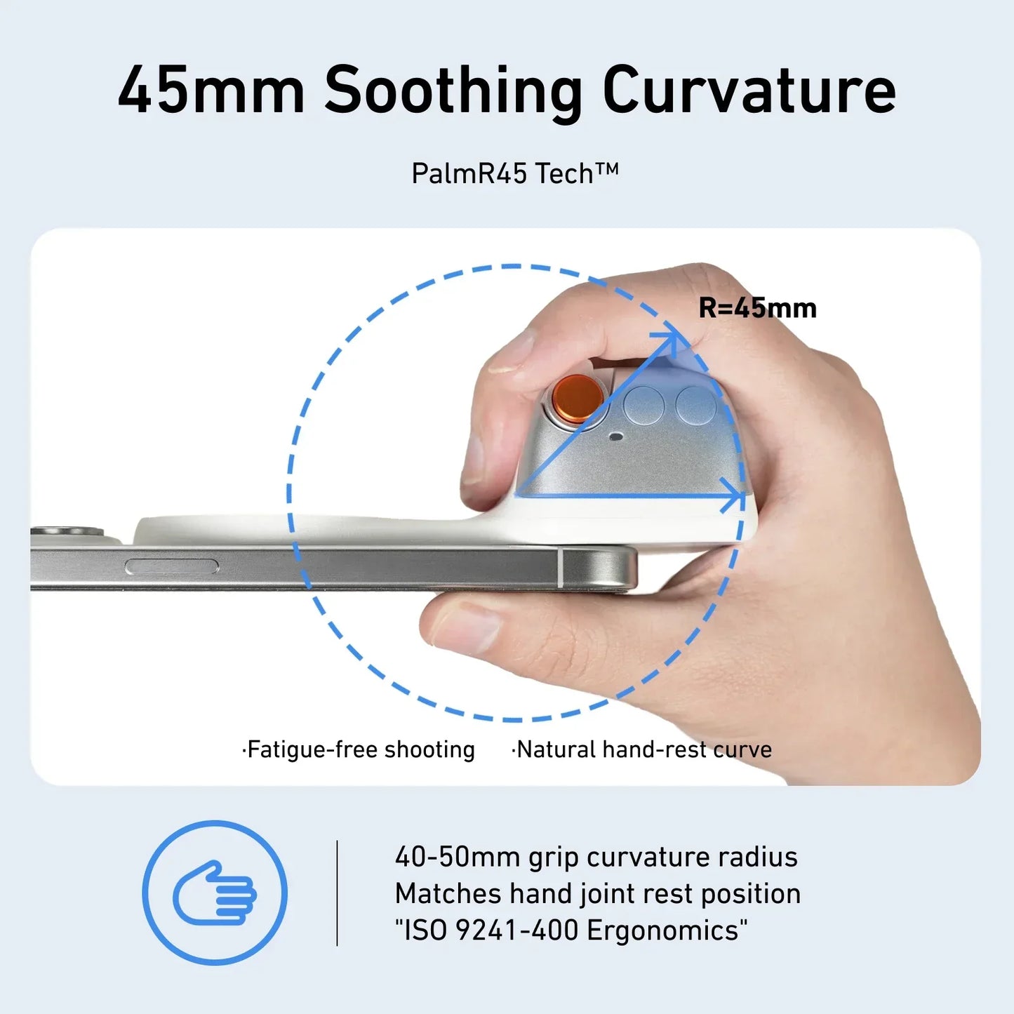 Magnetic Phone Camera Shutter Grip