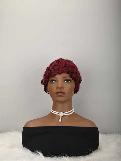 Short Pixie Wigs for Black Women Short Black Curly