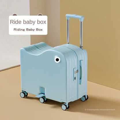 Children's Luggage Set with USB Cup Holder