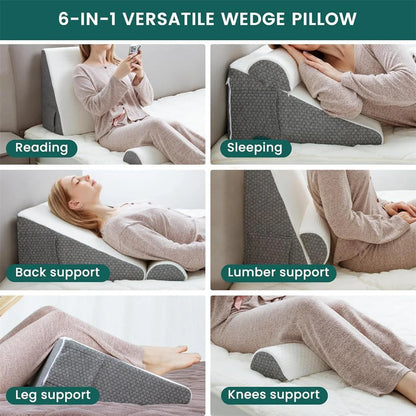 Memory foam wedge pillow, view 5