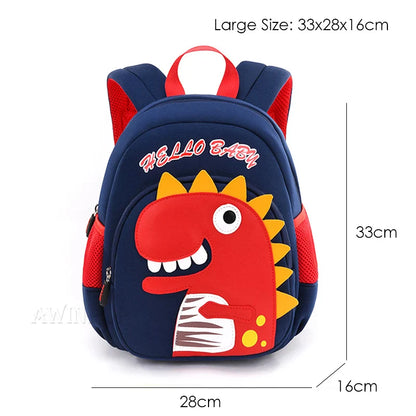 3D Dinosaur School Backpacks