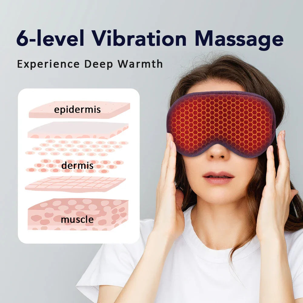 Electric Steam Eye Mask 3D Massage