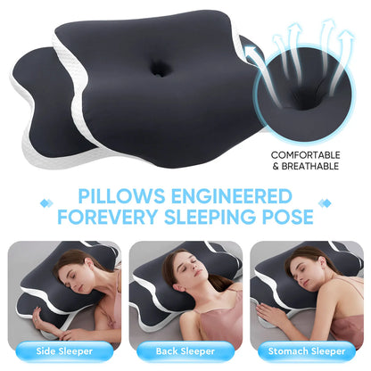 Ergonomic Cervical Memory Foam Pillow