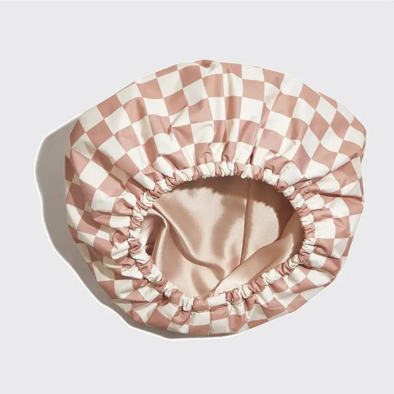 Satin Cline luxury shower cap