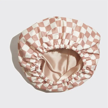 Satin Cline luxury shower cap