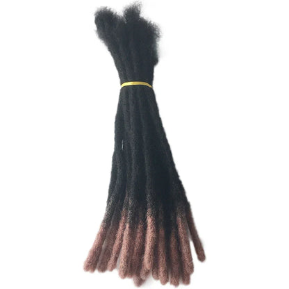 Human Hair Kinky Straight Crochet Locs 20/18inch