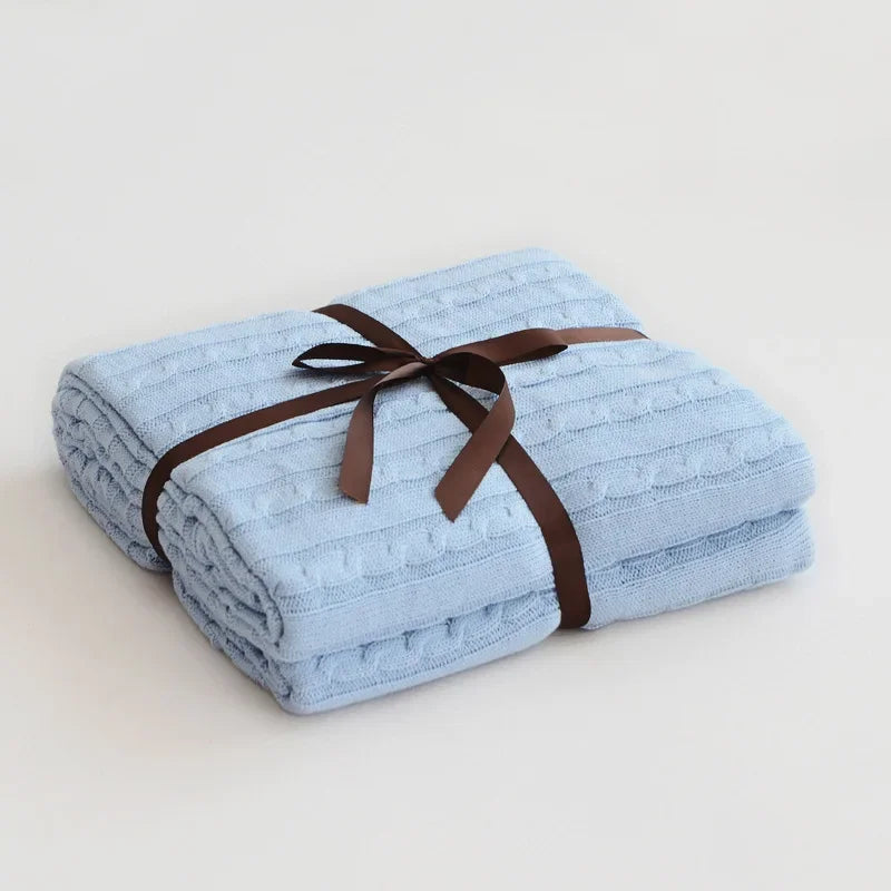 Cotton Knitted Blanket
