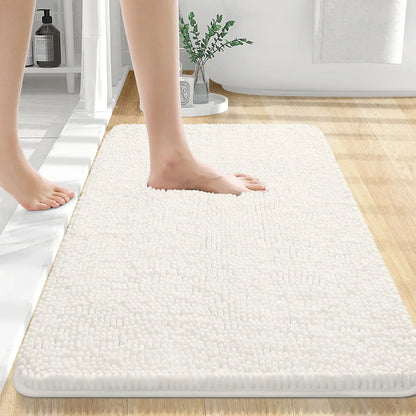 Extra Soft Thick Absorbent Shaggy Bath Mats