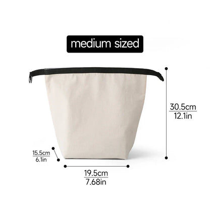 canvas Insulated Lunch Bag