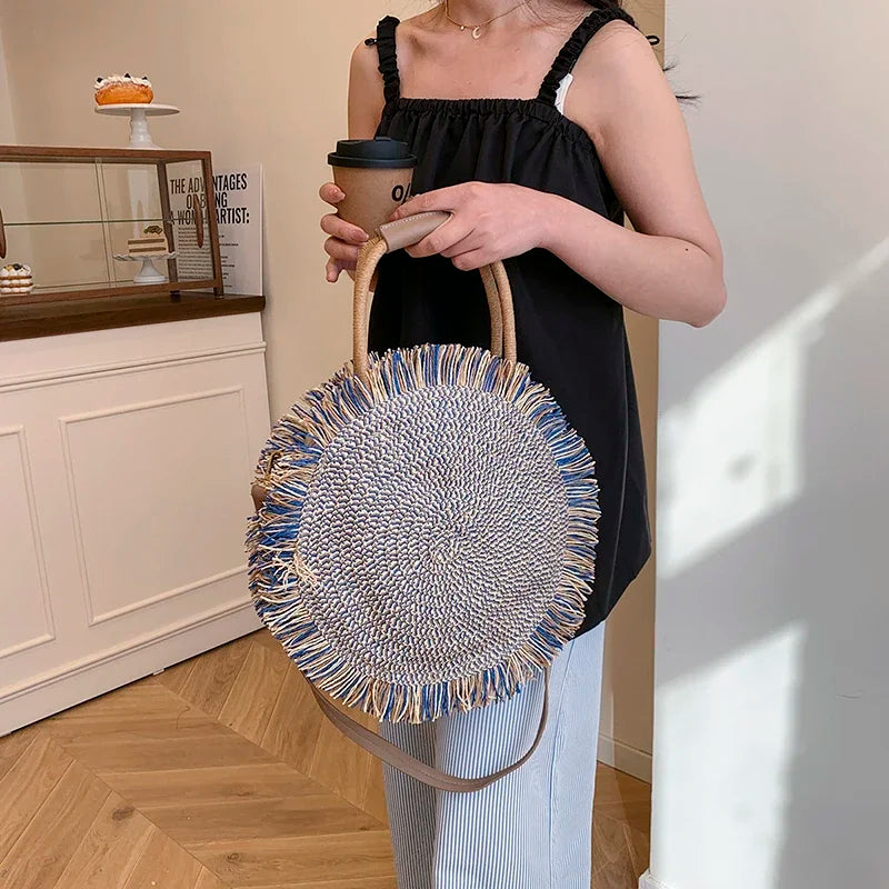 The Coastal Muse Straw Tote