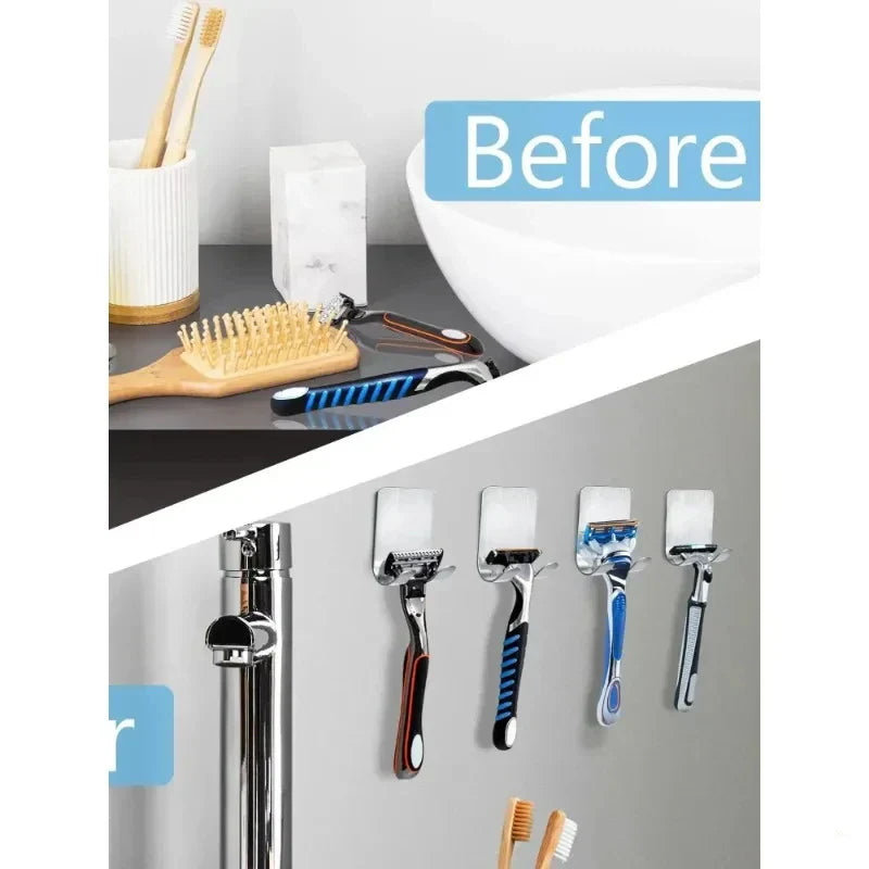 2pcs Stainless Steel Razor Holder