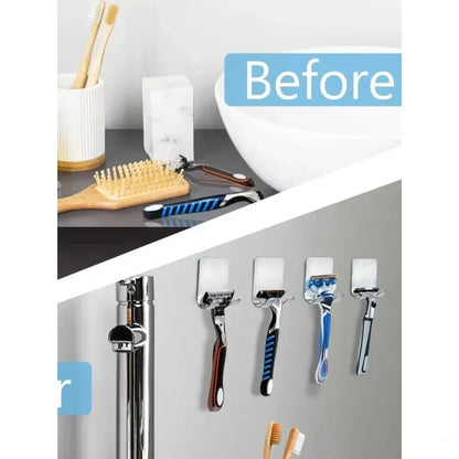 2pcs Stainless Steel Razor Holder