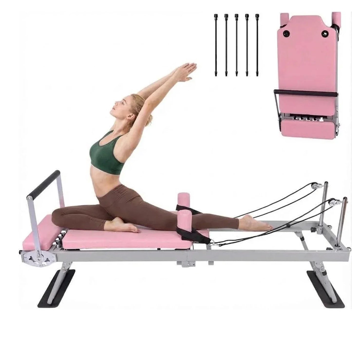 Foldable Home Pilates Reformer Machine