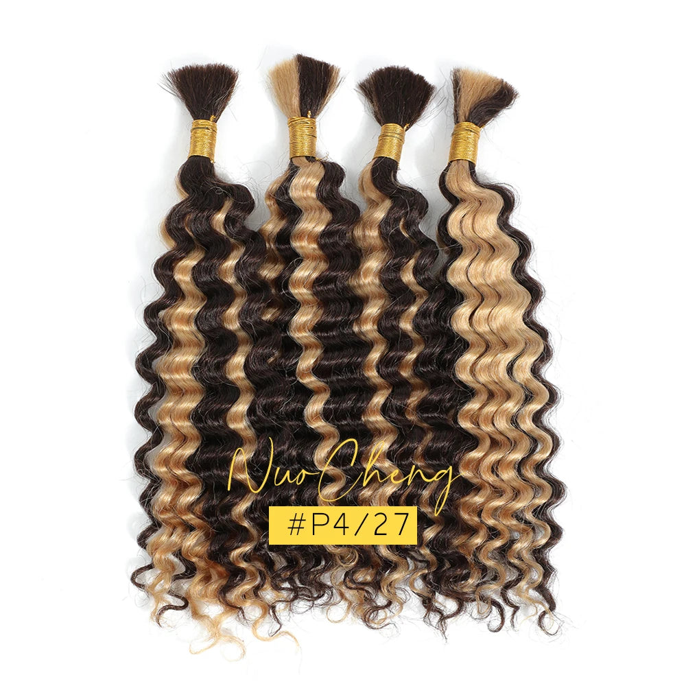 2 Bundles Human Braiding Hair for Boho Braids