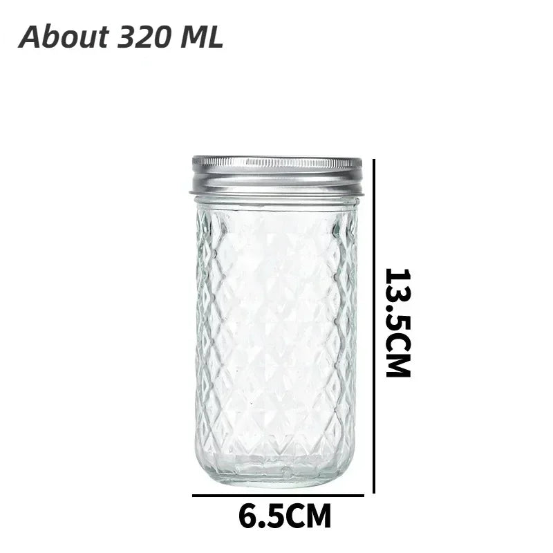 Canning Jars With Food grade safe metal Lids