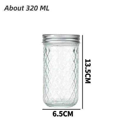 Canning Jars With Food grade safe metal Lids