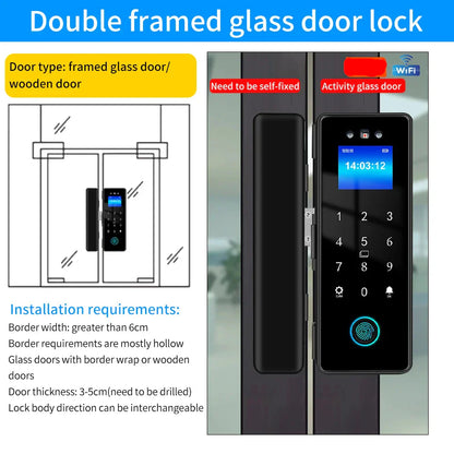 3D Face Recognition Smart Glass Lock