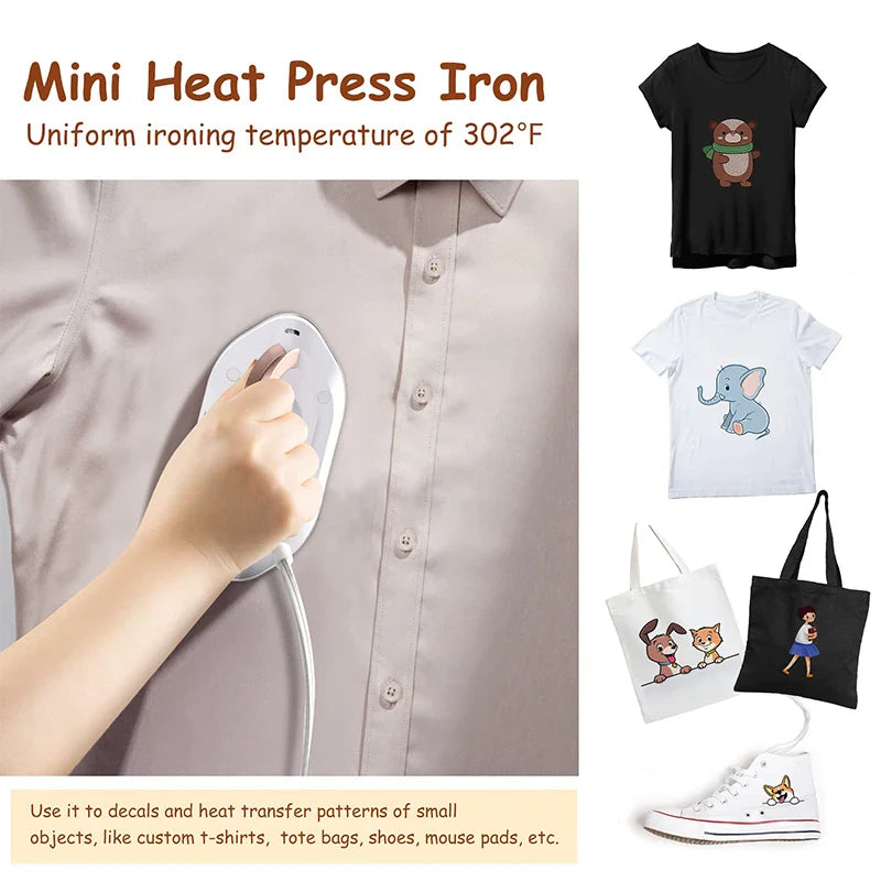 Mini dry iron, view 3