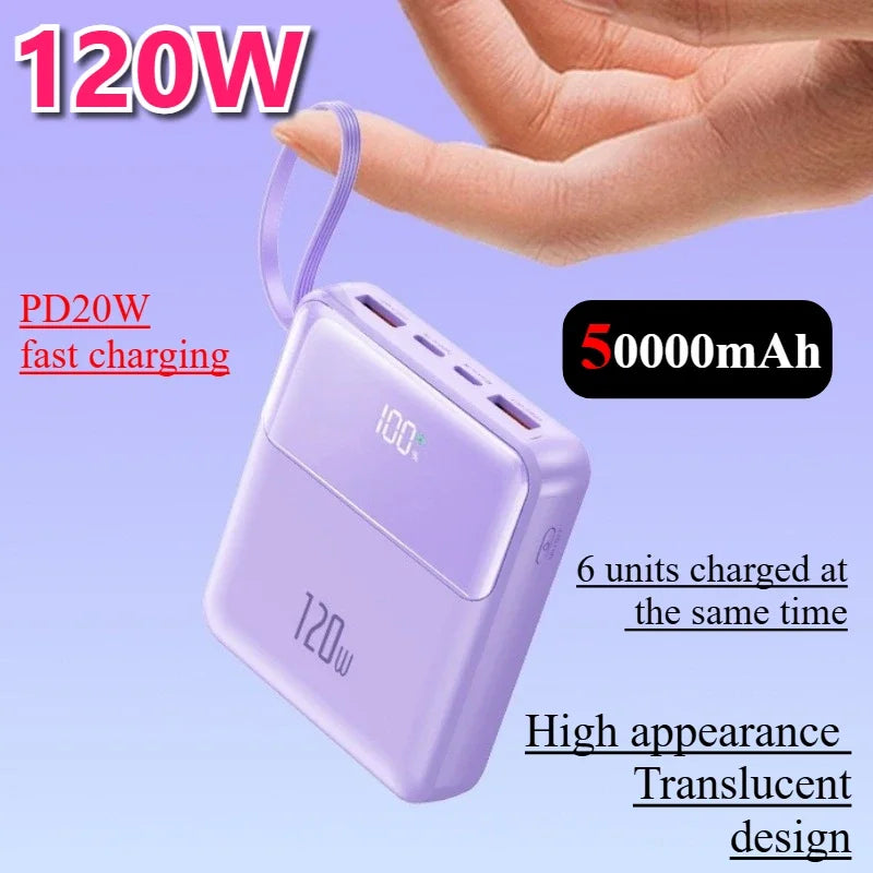 Portable 120W Fast Charging Power Bank