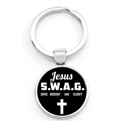 🎁 Keychain With Printed Bible Quote (100% off)