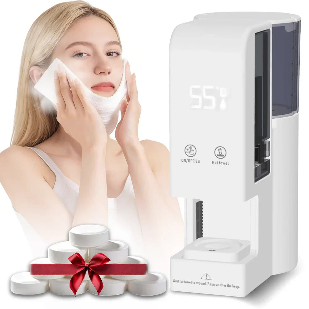 Hot Face Towel Warmer Machine Dispenser