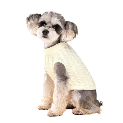 Turtleneck Knitted Dog Sweater