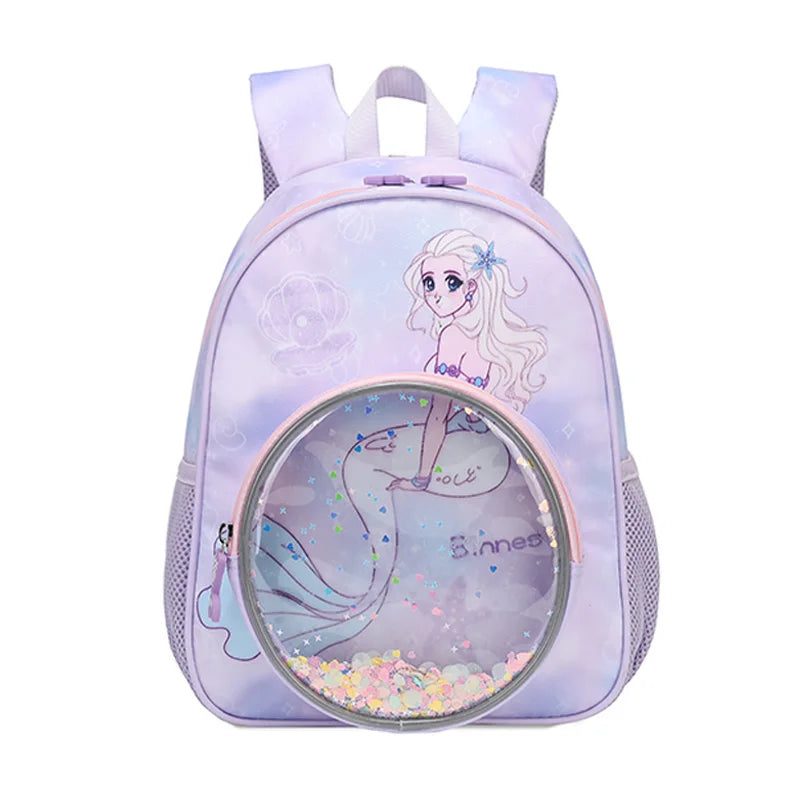 Toddler 3D animal backpack in Mermaid design