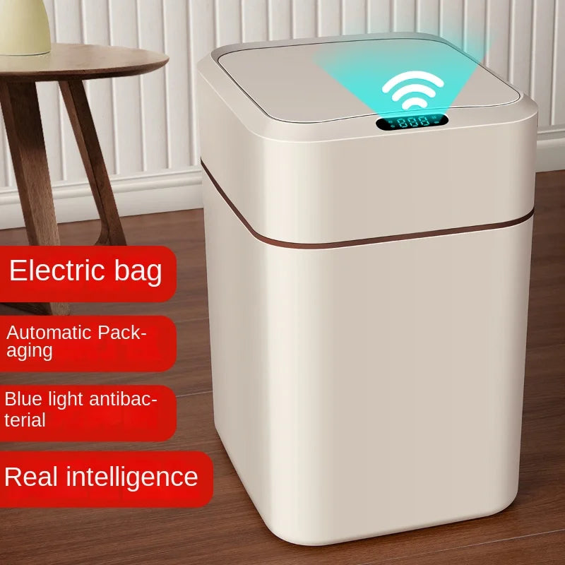 Smart Trash Can Automatic Sealing and Bag