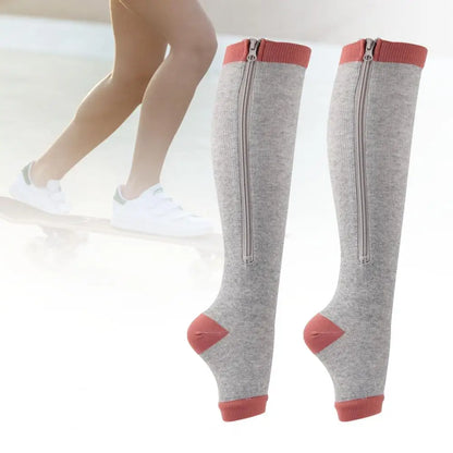 1 Pair zippier Compression Stockings