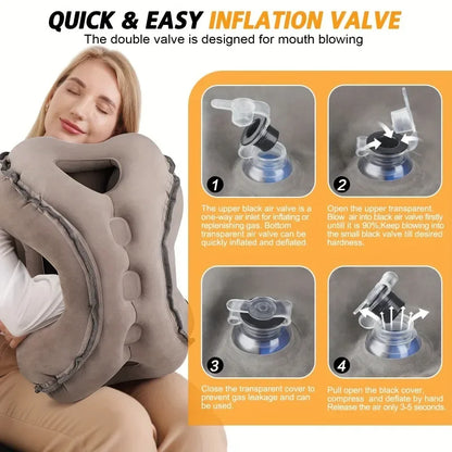 Multifunction Inflatable Travel Pillow