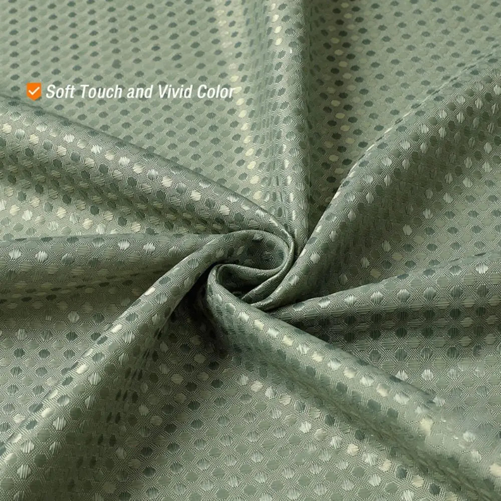 Waterproof Plain Waffle Shower Curtain