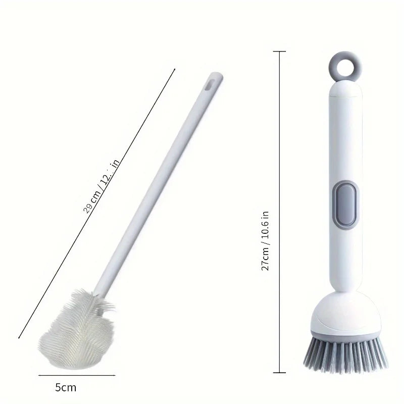 3-piece dishwashing brush