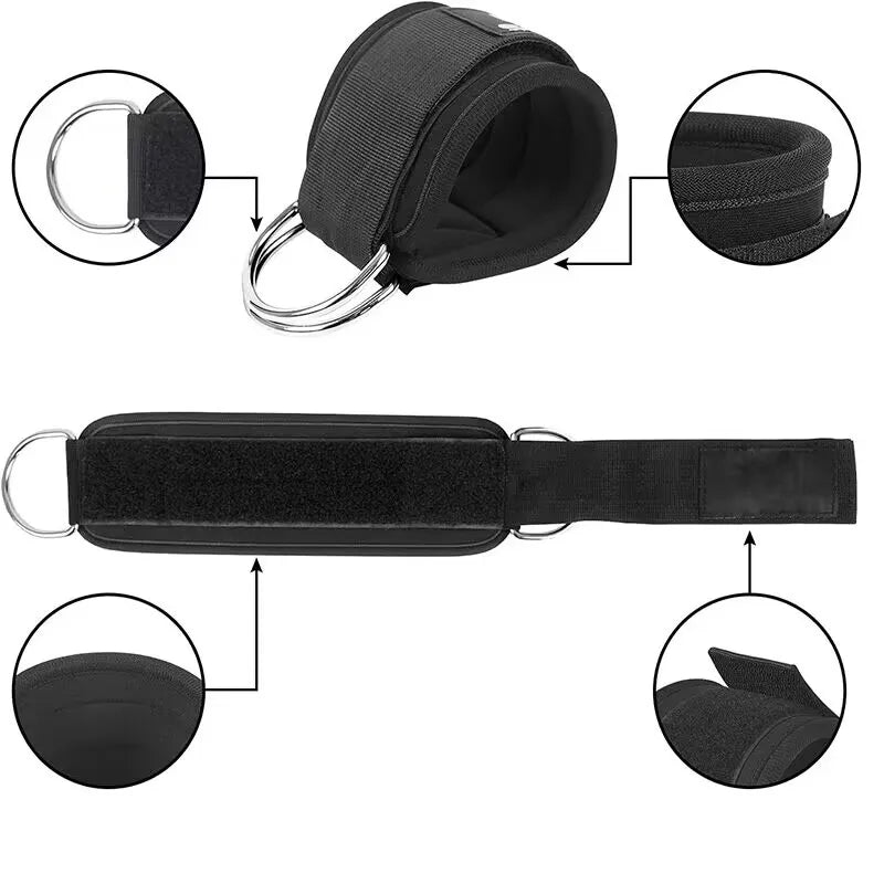 Padded Ankle Cuffs for Leg Exercise