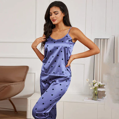 Sexy Silk Pajama Set