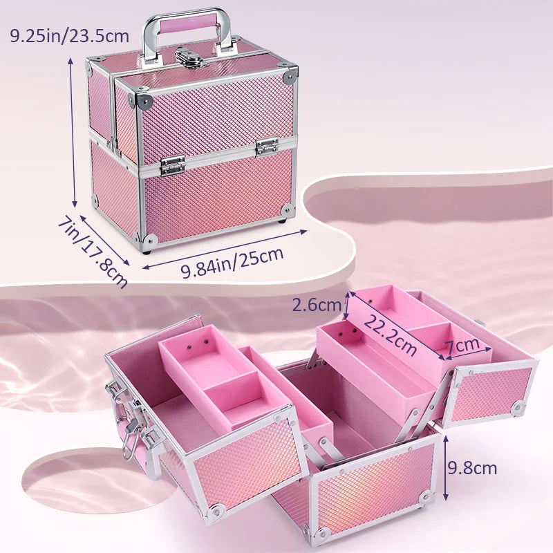 Portable Cosmetic Organizer Box