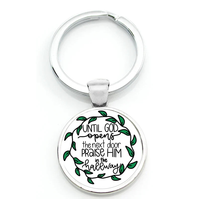 🎁 Keychain With Printed Bible Quote (100% off)