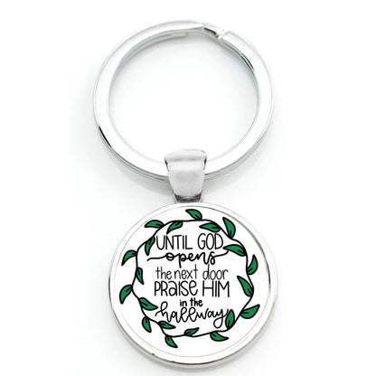 🎁 Keychain With Printed Bible Quote (100% off)