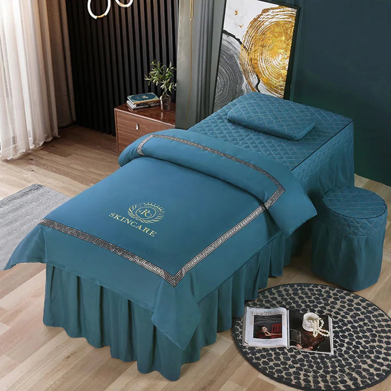 4pcs Beauty Salon Bedding Sets