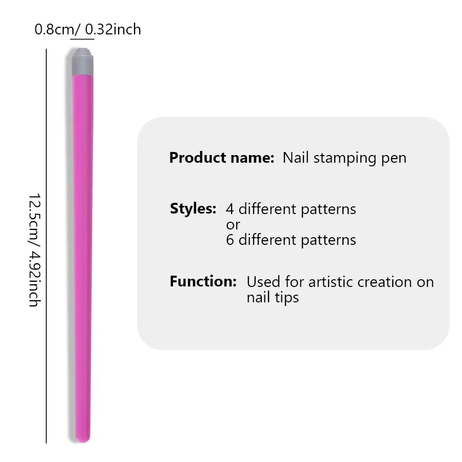 Nail Art Stamp Pen Set