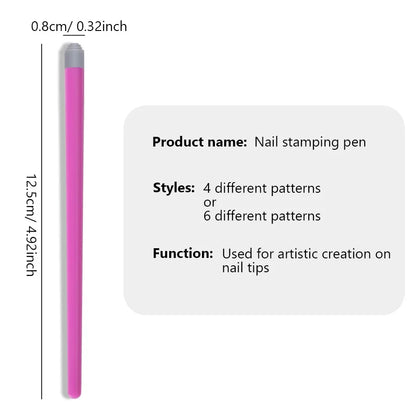 Nail Art Stamp Pen Set