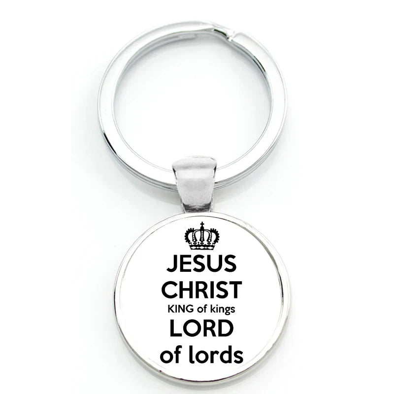 Keychain With Printed Bible Quote