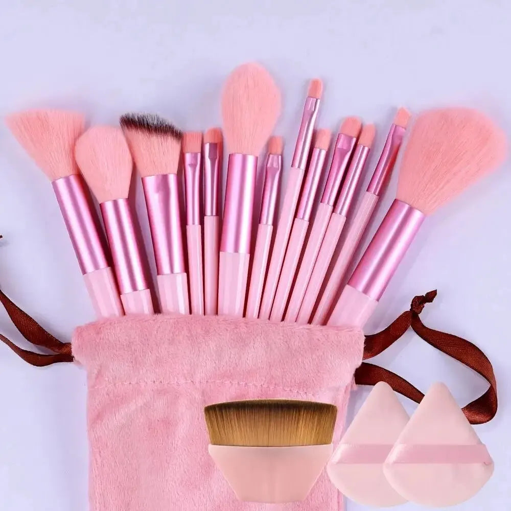 Soft Fluffy MakeUp Brush Set