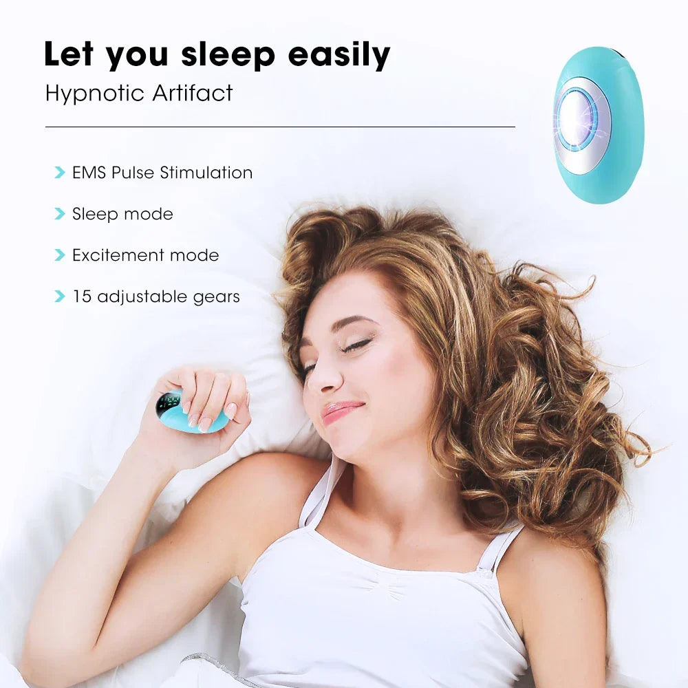 Handheld sleep device, view 6