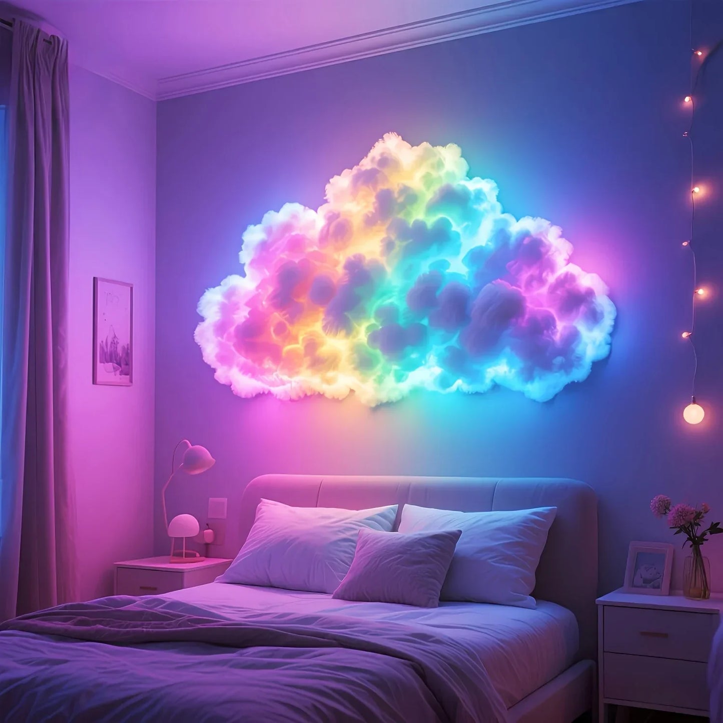 3D Thunder Cloud LED Ambient Light